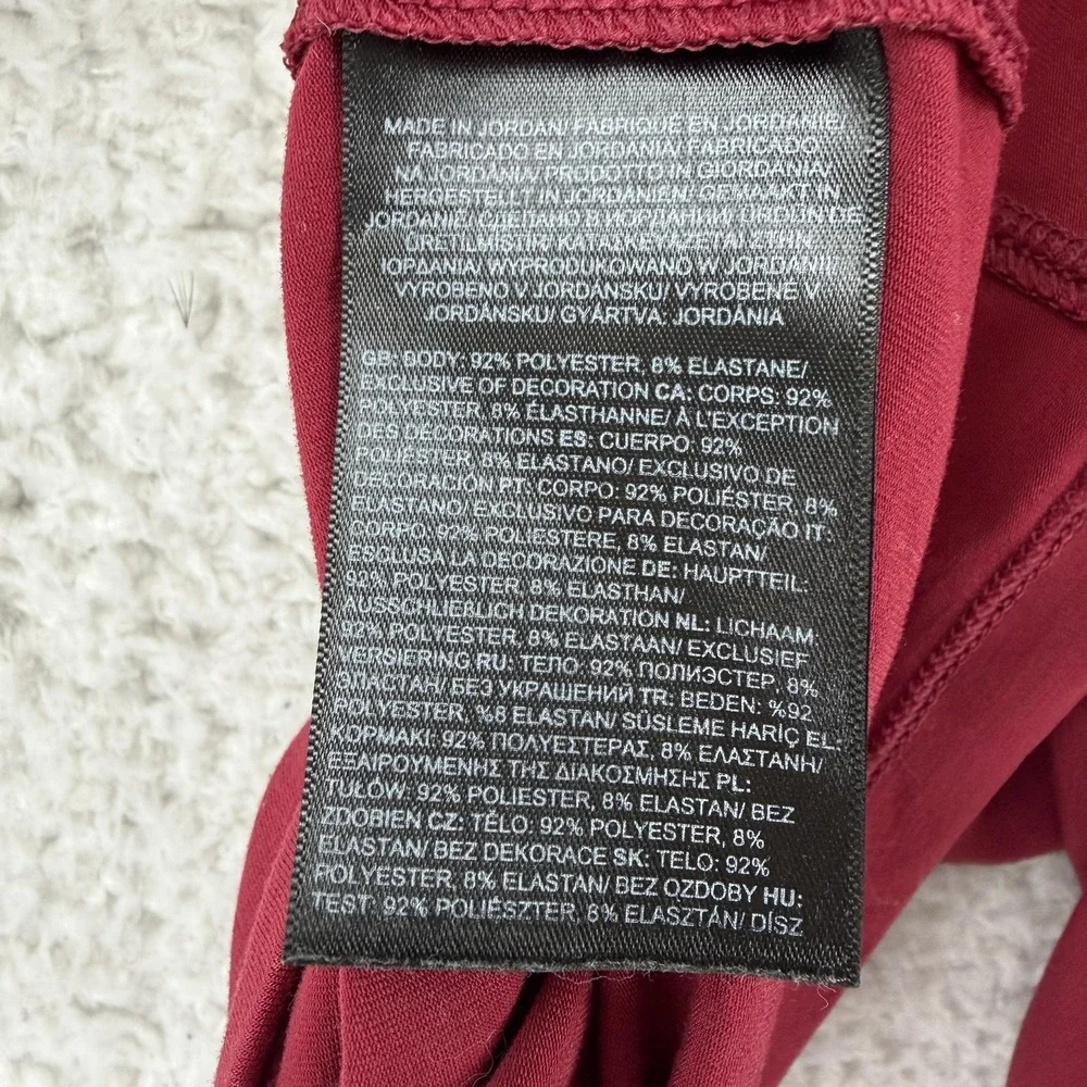 The North Face Shirt Mens Medium Red Short‎ Sleeve FlashDry-XD Athletic Top